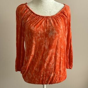 Women’s orange Micheal Kors Top size S